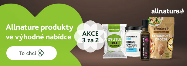 ALLNATURE Zdravé potraviny a eko drogerie - akce 3 za 2