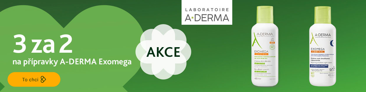 AKCE 3 ZA CENU 2 na kosmetiku A-derma