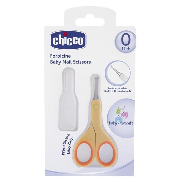 E-shop CHICCO Nůžky s kulatou špičkou oranžové