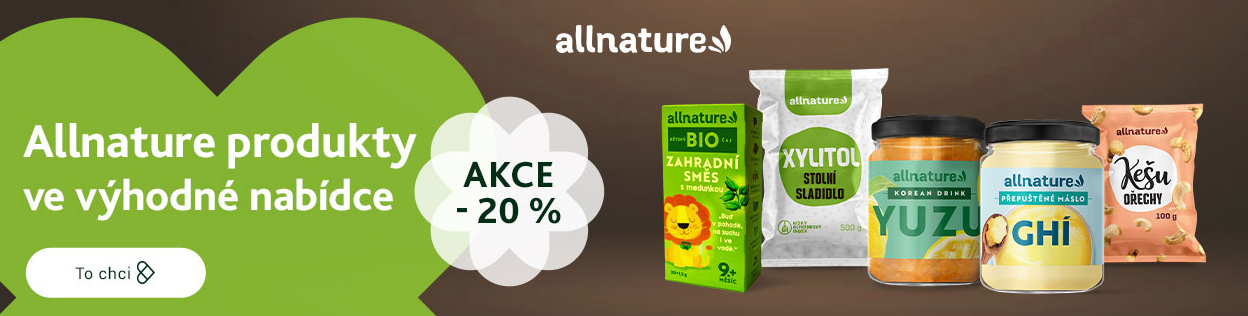 SLEVA 20 % na produkty Allnature