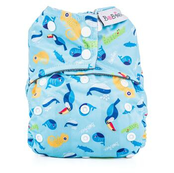 BOBÁNEK Kapsová Aio plenka Premium patentky Chameleoni 1 ks (Ortopedické a plenkové kalhotky) - Absorpční, Neparfémované, Ostatní, Plenkové, Jiné, Pružné, Přebalovací, Opakované použití