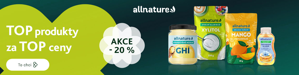 SLEVA 20 % na potraviny Allnature