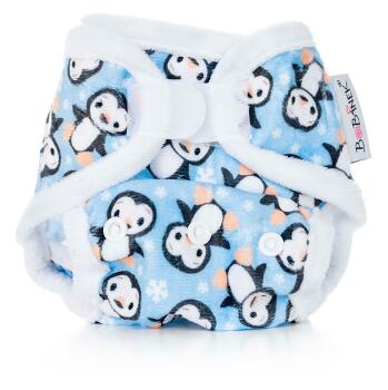 BOBÁNEK Novorozenecké extra jemné svrchní kalhotky suchý zip Tučňáci 1 ks (Ortopedické a plenkové kalhotky) - Absorpční, Hygienické, Neparfémované, Ortopedické, Ostatní, Plenkové, Jiné, Přebalovací, Voděodolné, Opakované použití