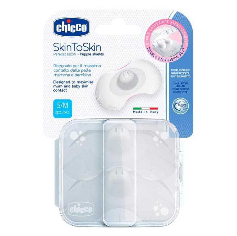 E-shop CHICCO Chránič bradavek SkinToSkin silikon S/M 2 ks
