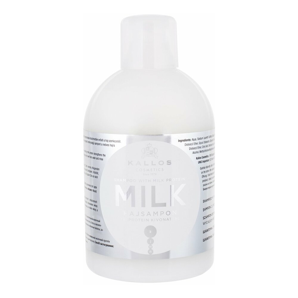 Levně KALLOS Cosmetics Milk Šampon 1000 ml