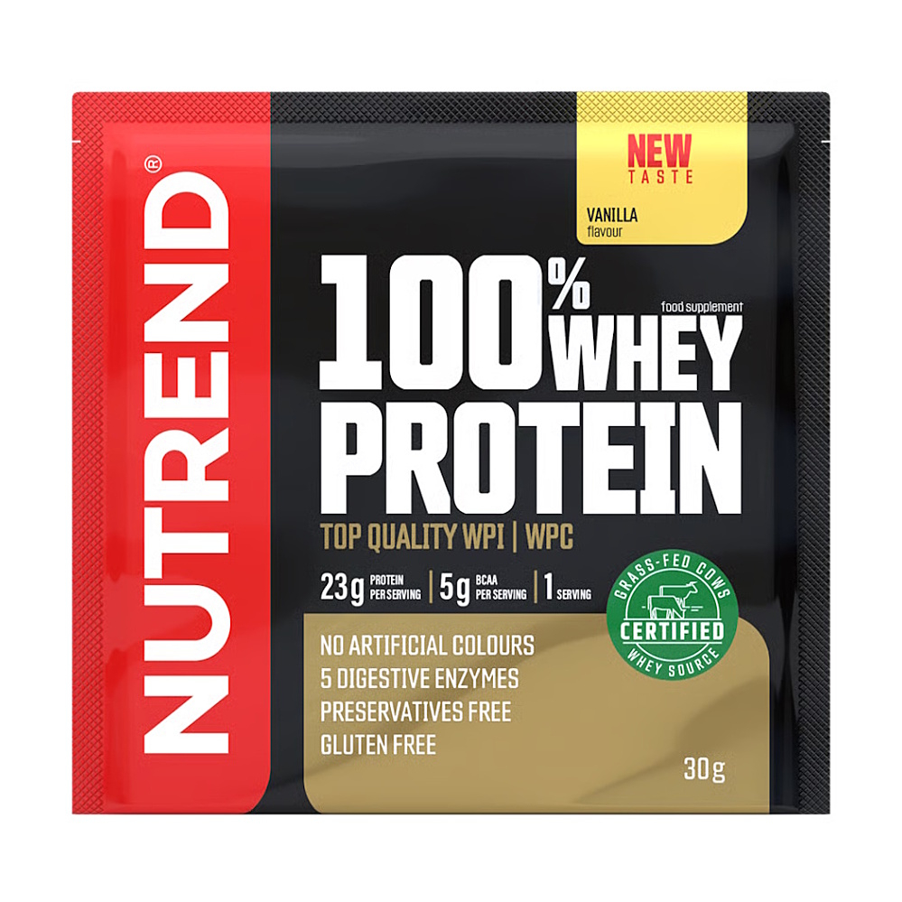 Nutrend 100% Whey Protein vanilka 30 g