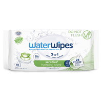 WATERWIPES Ubrousky vlhčené hydrating clean bez obsahu plastů 60 kusů