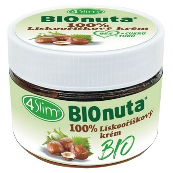 4SLIM Bionuta 100% lískooříškový krém 250 g BIO