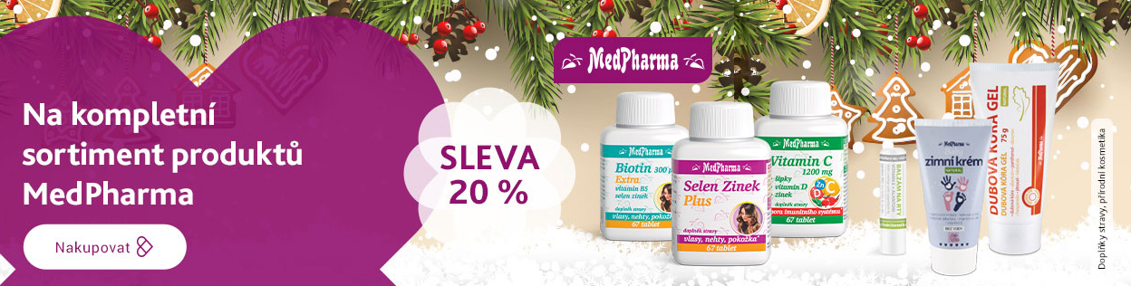 SLEVA 20 % na produkty Medpharma