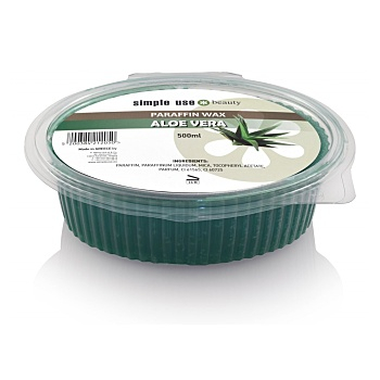 SIMPLE USE BEAUTY Parafínový zábal Aloe Vera 500 g (Péče o ruce)