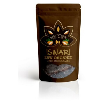 ISWARI Bio čokoládové bonbóny Dark intense 85% Cacao 200 g