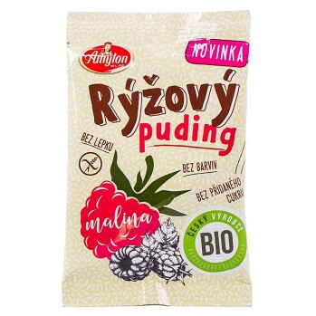 AMYLON Rýžový puding malinový 40 g BIO () - Sladké, BIO