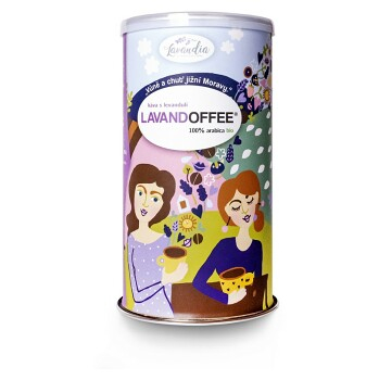 LAVANDIA Lavandoffee Káva s levandulí 100% Arabica BIO 150 g