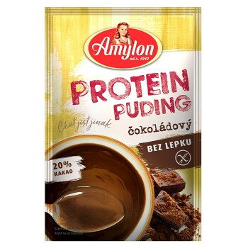 AMYLON Protein puding čokoládový bez lepku 45 g