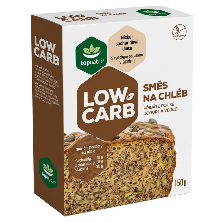 E-shop TOPNATUR Low carb Směs na chléb 150 g