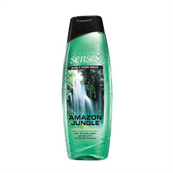 AVON Senses Sprchový gel pro muže Amazon Jungle 500 ml