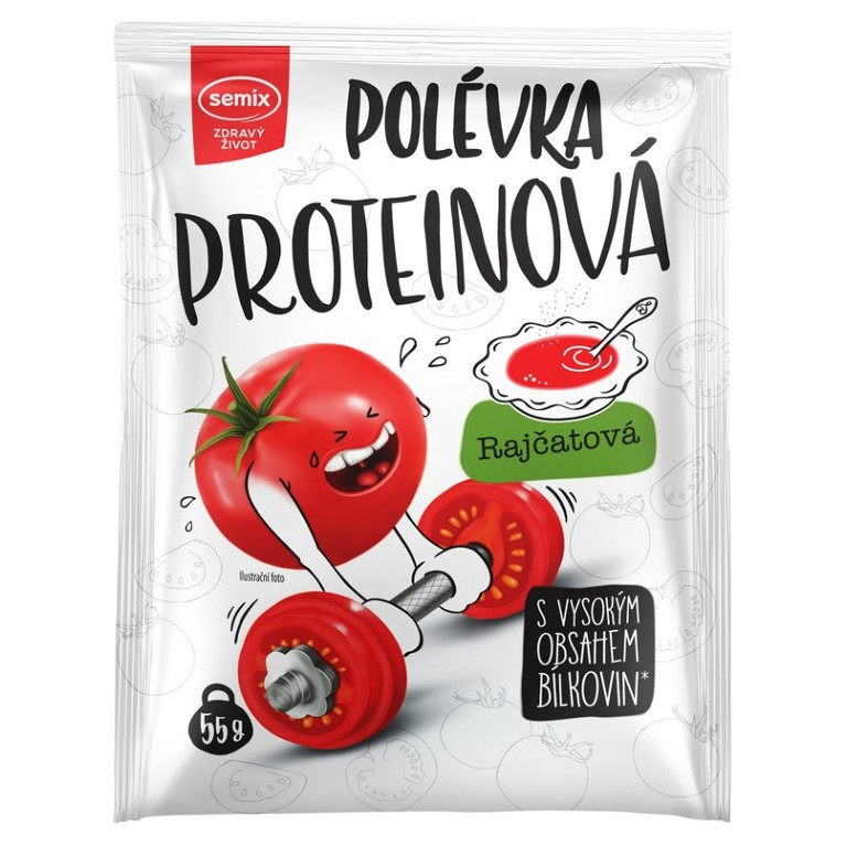 E-shop SEMIX Proteinová polévka s rajčaty 55 g
