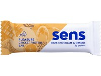 SENS Pleasure Protein tyčinka s cvrččí moukou Tmavá čokoláda & Pomeranč 40g