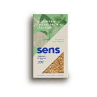 SENS Protein bezlepkové krekry s cvrččí moukou Oregáno & Tymián 50 g