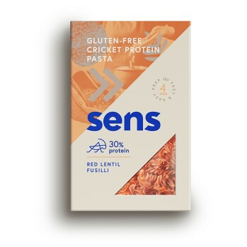 SENS Protein bezlepkové těstoviny s cvrččí moukou - čočkové fussili 200 g