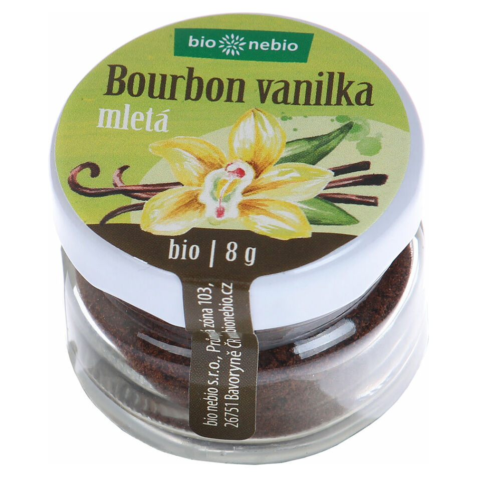 Levně BIO NEBIO Bourbon vanilka mletá BIO 8 g