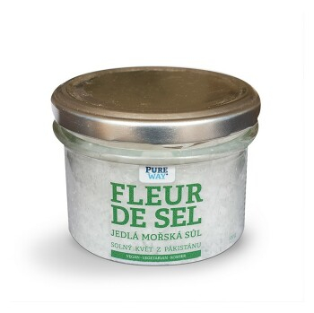PURE WAY Fleur de sel solný květ jedlá mořská sůl 150 g (Koření a dochucovadla)