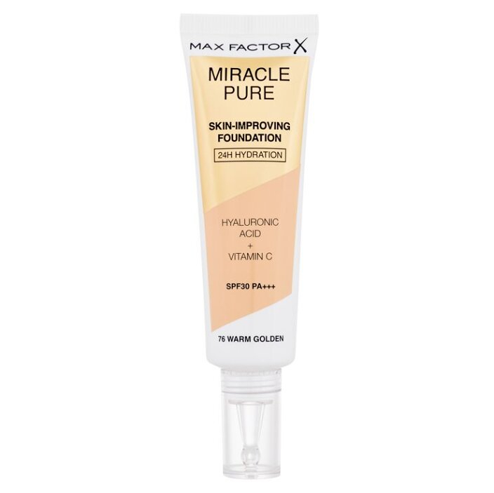 E-shop MAX FACTOR Miracle Pure SPF30 Skin-Improving Foundation 76 Warm Golden make-up 30 ml