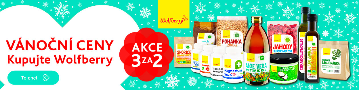 AKCE 3 ZA CENU 2 na produkty Wolfberry
