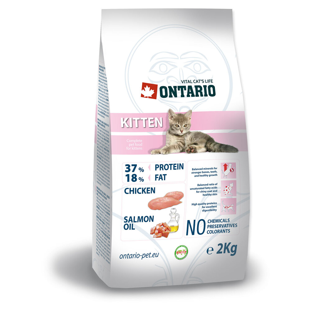 E-shop ONTARIO Kitten granule pro koťata 1 ks, Hmotnost balení (g): 10 kg