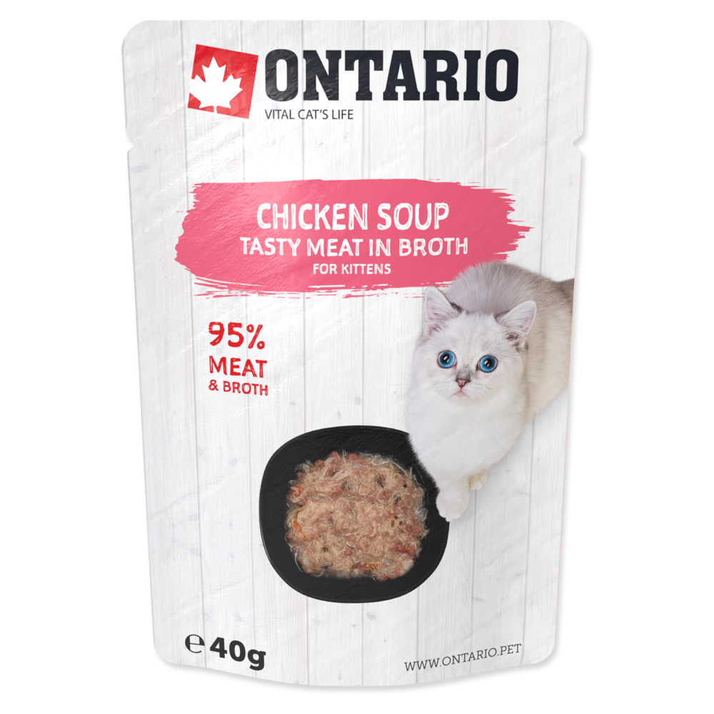 ONTARIO Polévka Kitten kuřecí 40 g