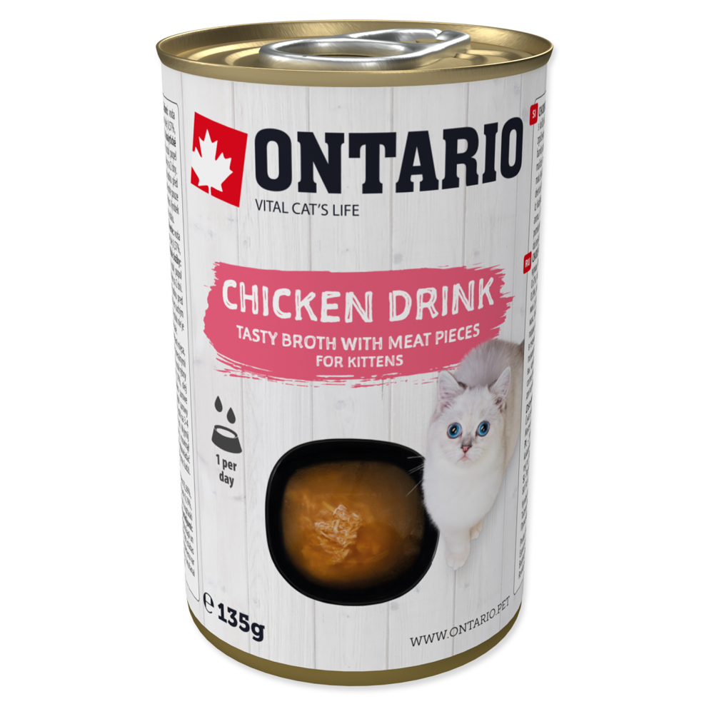 E-shop ONTARIO Drink kitten kuřecí 135 g