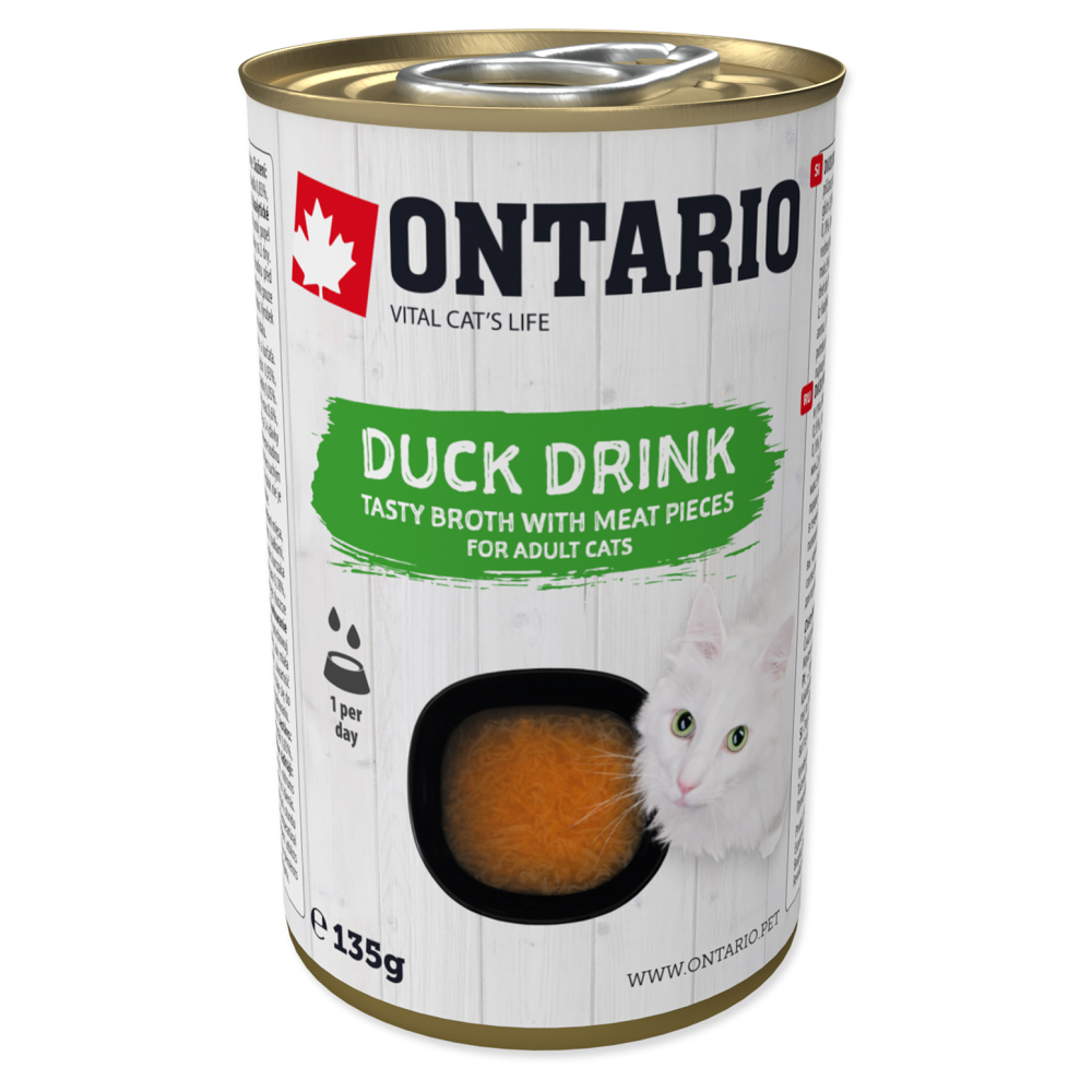 Levně ONTARIO Drink kachní 135 g