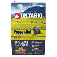 ONTARIO Puppy Mini lamb & rice granule pro psy 1 ks, Hmotnost balení (g): 2,25 kg