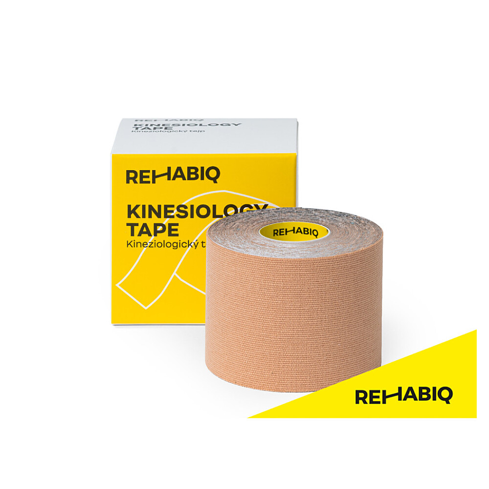 REHABIQ Kinesiology tape tejpovací páska béžová 5 cm x 5 m