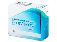 BAUSCH & LOMB PureVision 2 HD Měsíční kontaktní čočky 6 kusů, Počet dioptrií: -10,00, Počet kusů v balení: 6 ks, Průměr: 14,0, Zakřivení: 8,6 BAUSCH & LOMB PureVision 2 HD Měsíční kontaktní čočky 6 kusů, Počet dioptrií: -10,00, Počet kusů v balení: 6 ks, Průměr: 14,0, Zakřivení: 8,6