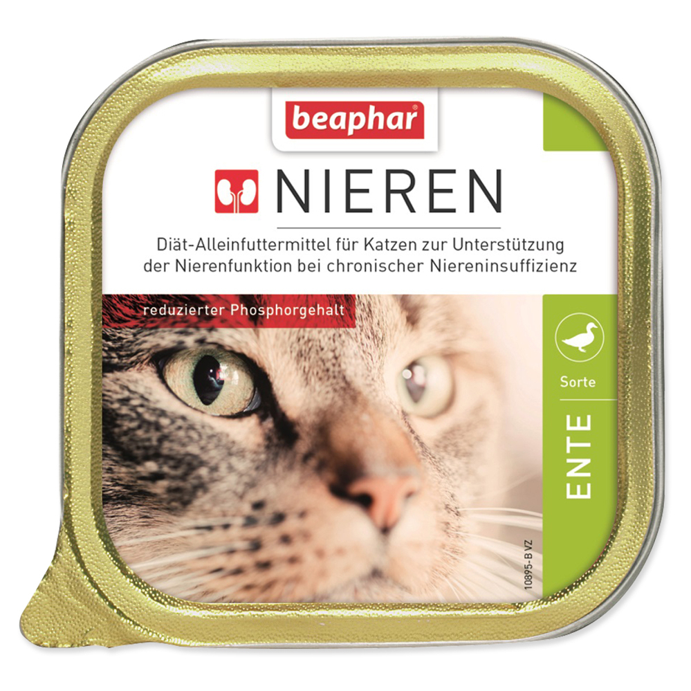 Levně BEAPHAR Renální dieta paštika pro kočky s kachnou 100 g