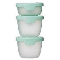 B.BOX Sada zelených krabiček snack tubs 3 kusy