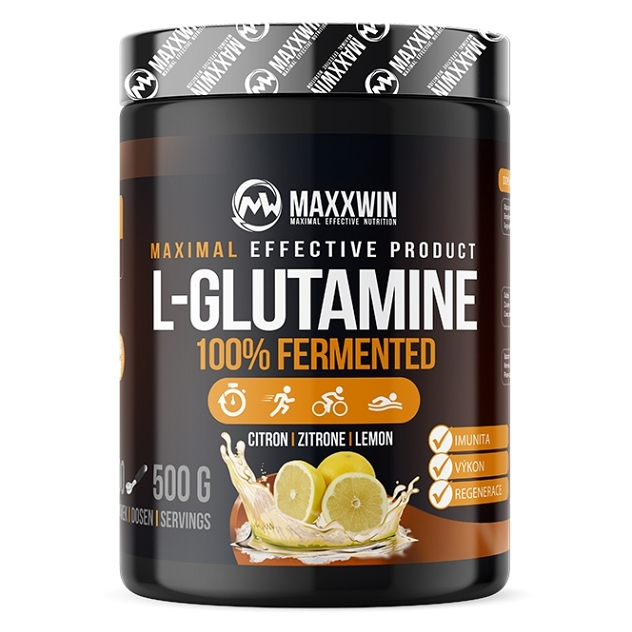 Levně MAXWINN L-glutamine 100% fermented citron 500 g