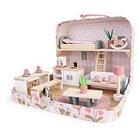 2KIDS TOYS Domeček pro panenky v kufříku kuchyně 22 kusů
