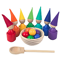 2KIDS TOYS Duhové panenky s míčky 7 barev