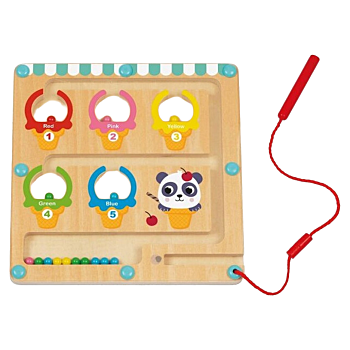 2KIDS TOYS Magnetická hra natoč zmrzlinu (Dřevěné hračky) - Magnetické