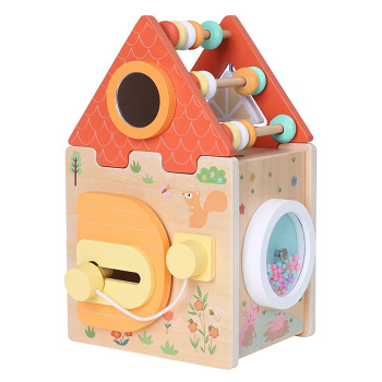 2KIDS Toys motorická kostka 2 v 1 farma 1 kus (Vkládačky, spojovačky a puzzle) - Vědomostní, Matematické, Skládací