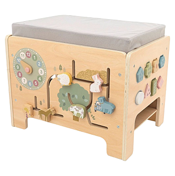 2KIDS TOYS Motorická stolička (Dřevěné hračky) - Skládací