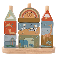 2KIDS TOYS Nasazování kostek safari