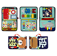 2KIDS TOYS Senzorická busy kniha medvídek