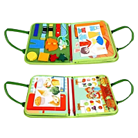 2KIDS TOYS Senzorická busy kniha safari