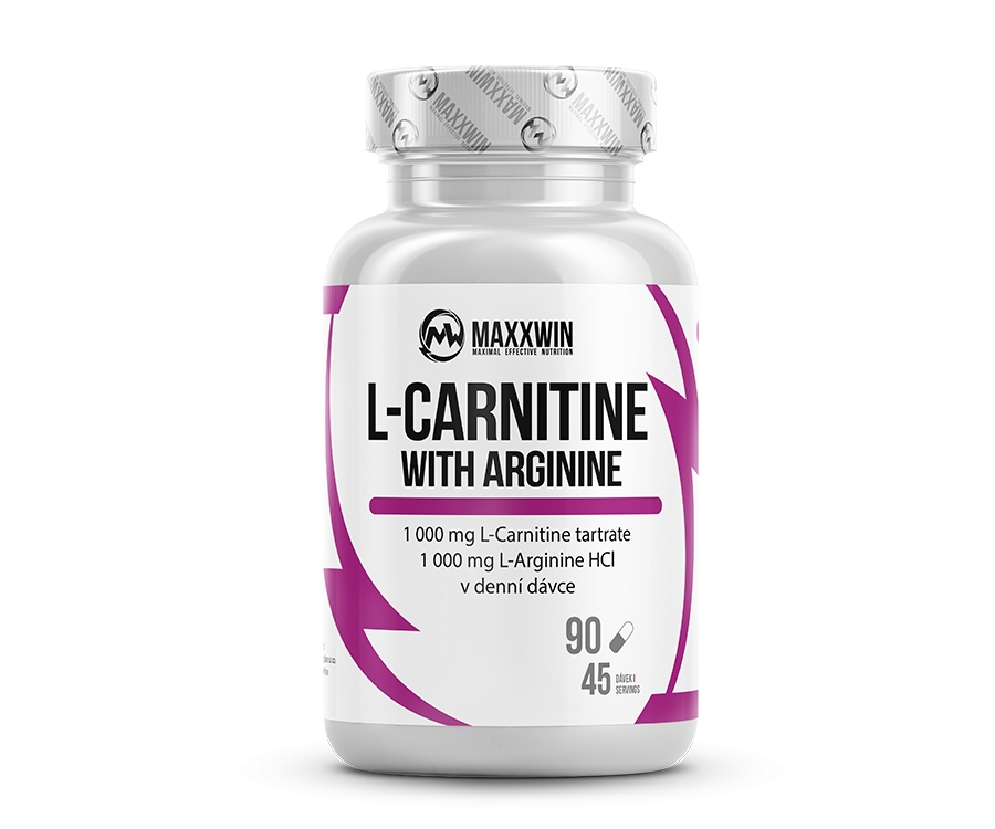 maxxwin l carnitine maxx 1000 MAXXWIN L-carnitine arginine 90 kapslí