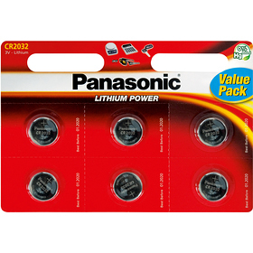 E-shop PANASONIC CR-2032 6BP Li baterie