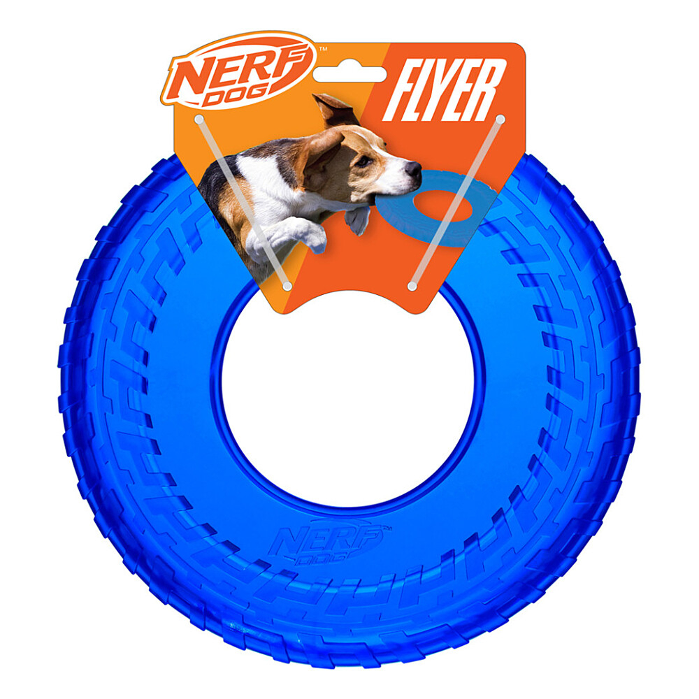 NERF DOG Létající talíř z průhledné gumy 25 cm