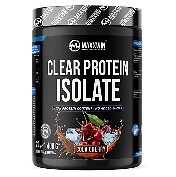 MAXXWIN Clear protein isolate cola a višeň 400 g (Proteinové nápoje)